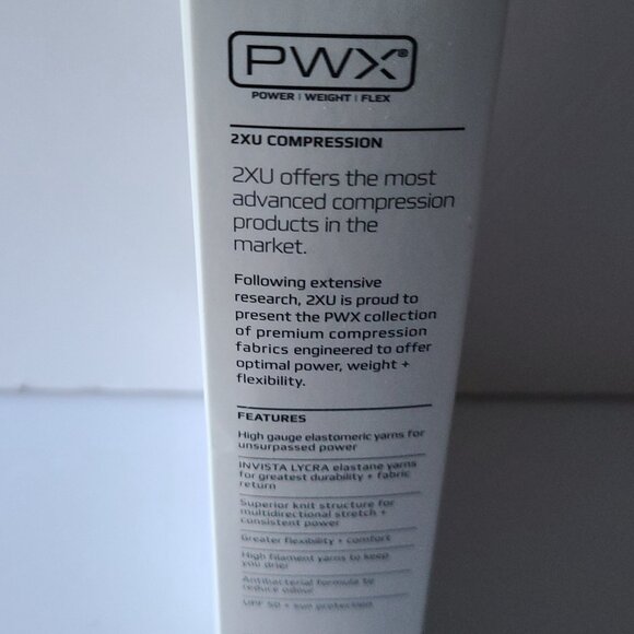 2XU - COMPRESSION PERFORMANCE RUN SLEEVE - UNISEX TITANIUM /BLACK SIZE XL NWT - Picture 8 of 11